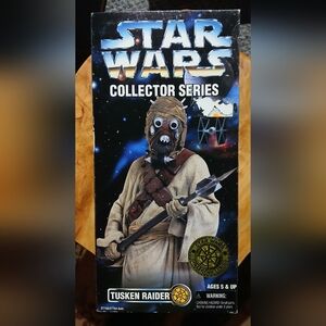 Star Wars Tusken Raider Figure with Brown and Black Accents